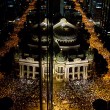 Brazilians protesting in the streets -